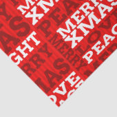 Unique Red Non-Traditional Christmas Script  薄葉紙 (詳細)