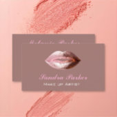 Unique Rose Gold Lips Makeup Artist  名刺