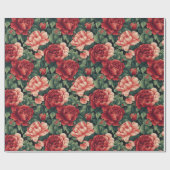 Unique Rose Vegas Wrapping Paper ラッピングペーパー (フラット)