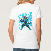 Unique Samurai Cat for Soccer Fans & Cat Lovers Tシャツ (裏面)