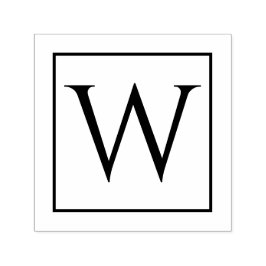 Unique Self-inking Stamp Featuring Your Monogram セルフインキングスタンプ