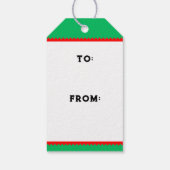 Unique Skateboarding Christmas ギフトタグ (裏面)