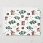 Unique Sleeping Dragons Note Card ノートカード (正面)