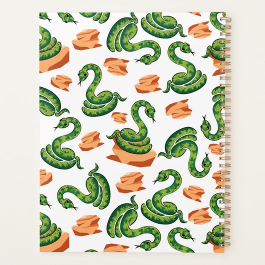 Unique Snake Lover Planner Journal プランナー手帳 (裏面)