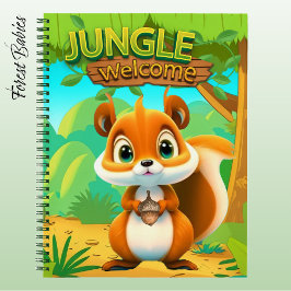 Unique Squirrel Wildlife Nature Safari Character🐿 ノートブック