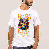 Unique Stylish Leophard Elegant Urban Art Design Tシャツ (正面)