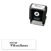 Unique Stylish Merry Christmas Script セルフインキングスタンプ (インサイチュ)