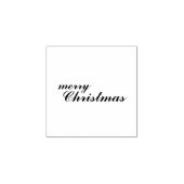 Unique Stylish Merry Christmas Script ラバースタンプ (インプリント)