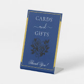 Unique Stylish Party Cards & Gifts Navy 台座サイン (正面)