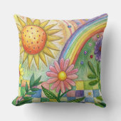 Unique summer beach Design cushion Kissen クッション (正面)