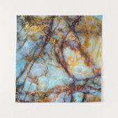 unique texture of natural stone - marble, onyx, gr タペストリー (正面(横))