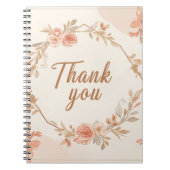 Unique Thank You Notebook ノートブック (正面)