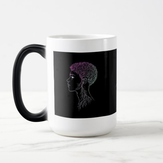 Unique Thoughtful Gift Mug モーフィングマグカップ (左)
