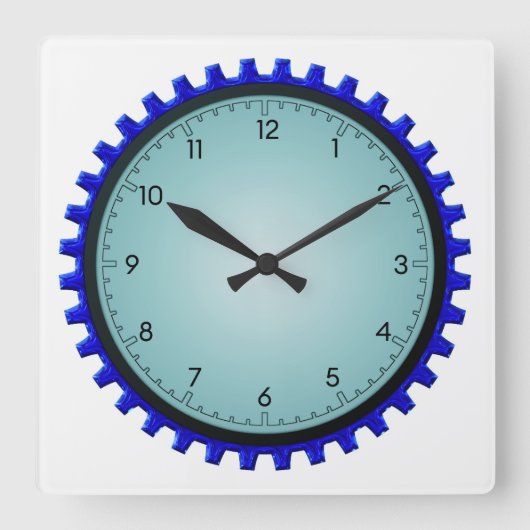 Unique & trendy Wall Clock スクエア壁時計 (正面)