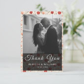 Unique Tulip Classic Wedding Thank You Cards サンキューカード (スタンド正面)