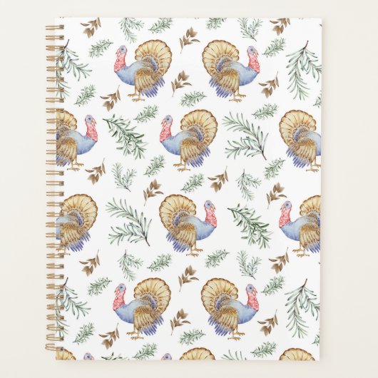 Unique Turkey Planner Journal プランナー手帳 (正面)