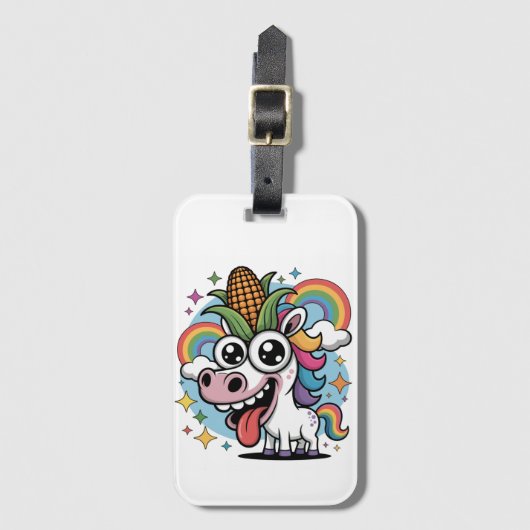 Unique Unicorn ラゲッジタグ (正面縦)