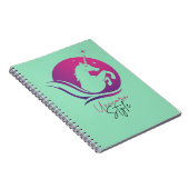 Unique unicorn design notebook  ノートブック (右側)