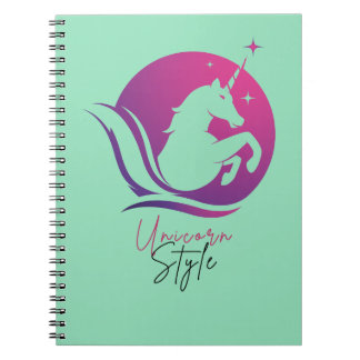 Unique unicorn design notebook  ノートブック