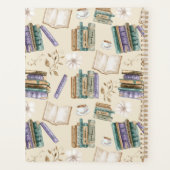 Unique Vintage Books Planner Journal in Cream プランナー手帳 (裏面)