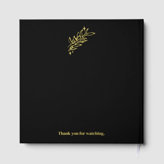 Unique Vintage Botanical. ゲストブック (裏面)