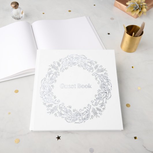 Unique Vintage Botanical. ゲストブック (正面見開き)