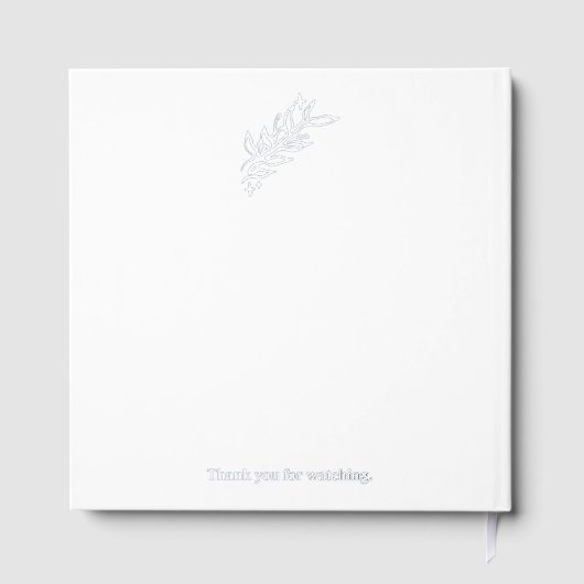 Unique Vintage Botanical. ゲストブック (裏面)