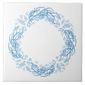 Unique Vintage Botanical. タイル (正面)