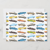 Unique Vintage Cars Note Card ノートカード (正面)