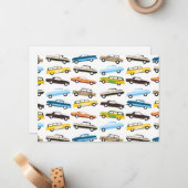 Unique Vintage Cars Note Card ノートカード (正面/裏面インサイチュ)