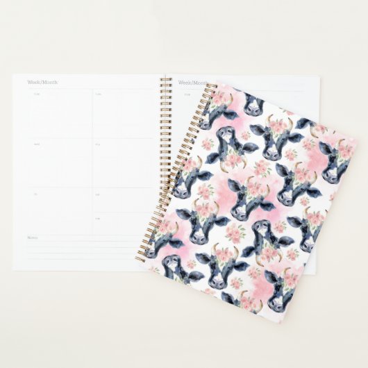 Unique Vintage Cows Planner Journal プランナー手帳 (ディスプレー)