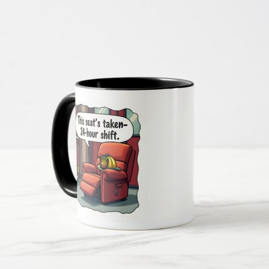 Unique Volunteer Firefighter Dalmation マグカップ (正面左)