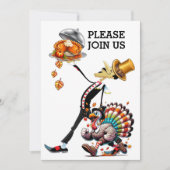 Unique Waiter Invitation 招待状 (正面)