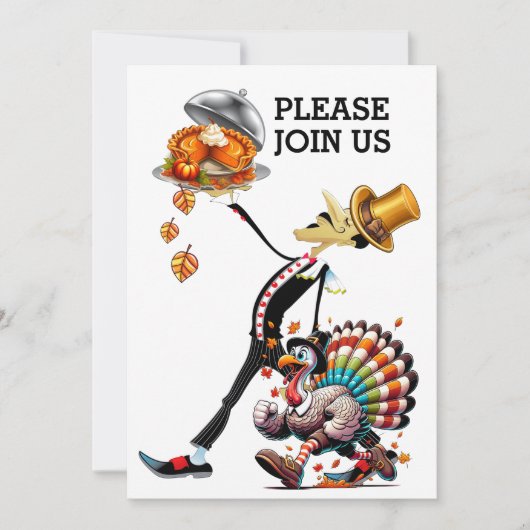 Unique Waiter Invitation 招待状 (正面)