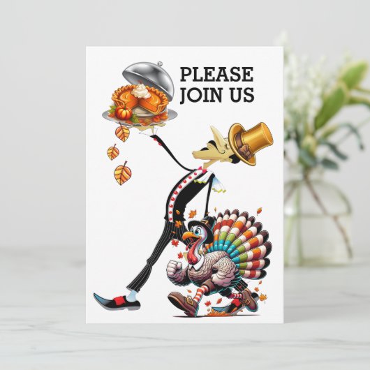 Unique Waiter Invitation 招待状 (スタンド正面)