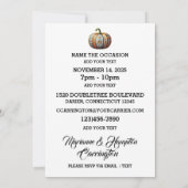 Unique Waiter Invitation 招待状 (裏面)