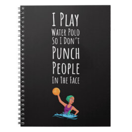 Unique Water Polo Themed Gifts For Her Women Mom ノートブック