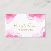 Unique Watercolor  名刺 (正面)