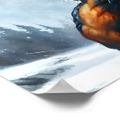 Unique Werewolf Cyborg, Digital Art for Download ポスター (角)