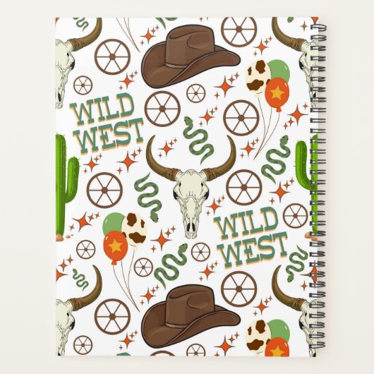 Unique Wild West Planner Journal プランナー手帳 (裏面)