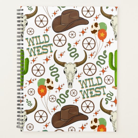 Unique Wild West Planner Journal プランナー手帳 (正面)
