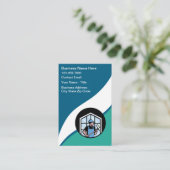 Unique Window Washing And Cleaning Service 名刺 (スタンド正面)