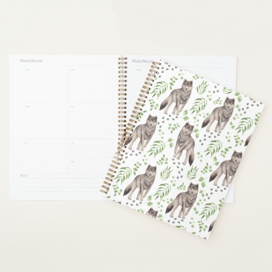 Unique Wolf Planner Journal プランナー手帳 (ディスプレー)