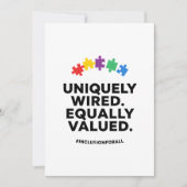 Uniquely Wired Equally Valued Awareness Art シーズンカード (正面)