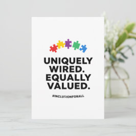 Uniquely Wired Equally Valued Awareness Art シーズンカード