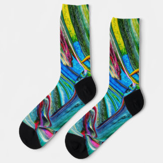 Unisex Abstract Crew Sock ソックス
