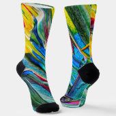 Unisex Abstract Crew Sock ソックス (傾斜あり)
