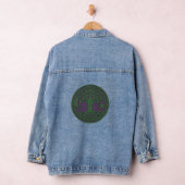 Unisex Celtic Tree of Life Embroidered Look デニムジャケット (ハンガー)