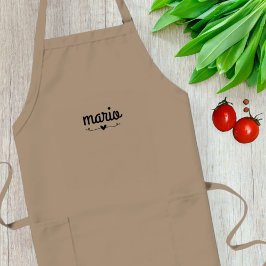 Unisex cooking apron, Adjustable apron ロングエプロン
