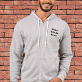 Unisex customized sweater with zipper パーカ